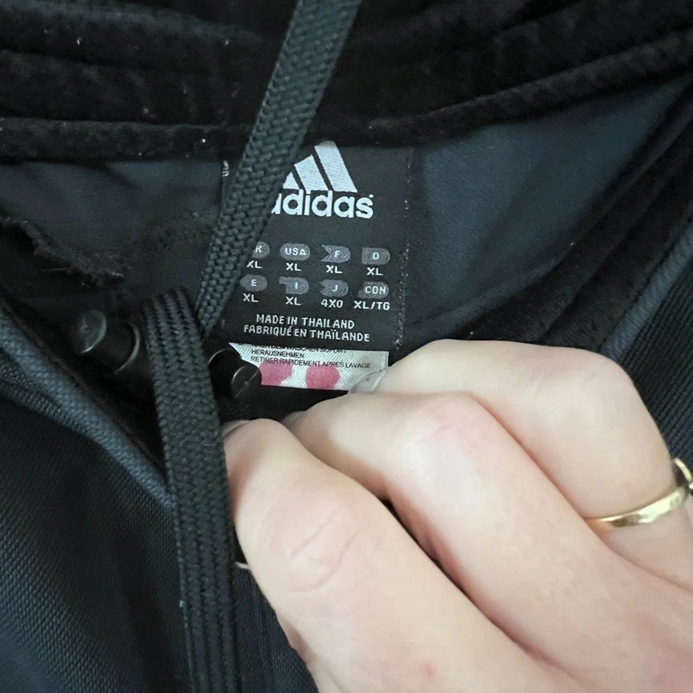 ADIDAS Men’s XL Black Athletic Track Pants